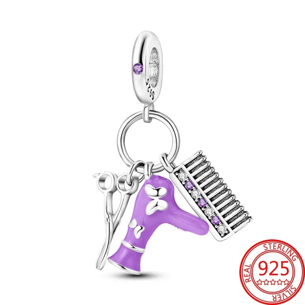 2025 Hot Sale 925 Sterling Silver CZ Pave Mother’s Embrace Dangle Charm | Fit Original Pandora Bracelet DIY Jewelry