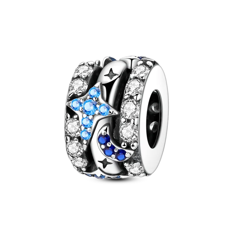 925 Sterling Silver Zircon Bowknot Heart Balloon Charms | Original Pendant Beads Fit Bracelet DIY Fine Jewelry for Women