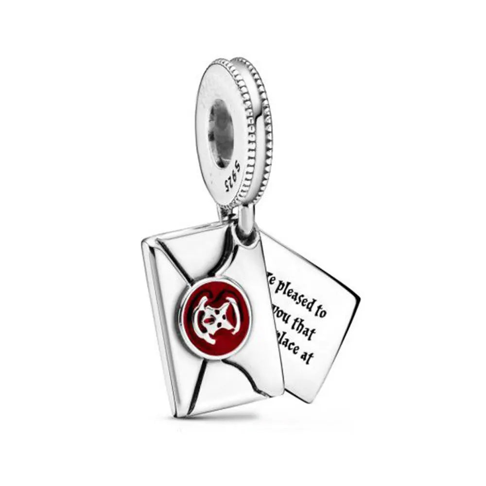 2025 925 Sterling Silver Disney Harry Potter Pendant Charm | Fits Pandora Original DIY Bracelet | Women's Fashion Jewelry Gift