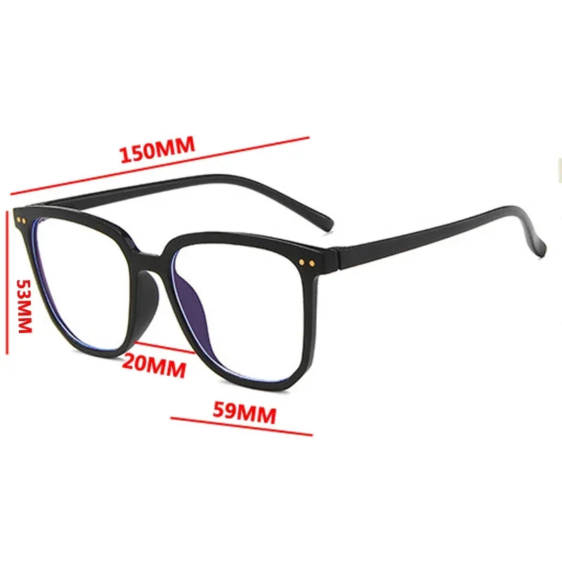 Women & Men Anti Blue Light Myopia Glasses – Vintage Optical Eyeglasses | Diopter 0 to -4.0 Computer Spectacles