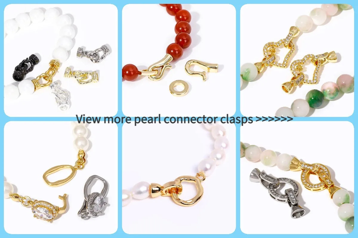 18K Gold Plated Zircon Round Spacer Beads | Brass Bracelet Beads for Jewelry Making | DIY Bead Separators Accessories