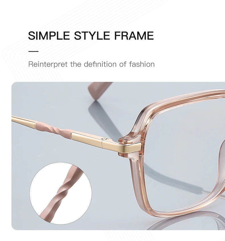 VICKY Square Frame Glasses 👓 Women’s Anti-Blue Light Prescription PFD2211