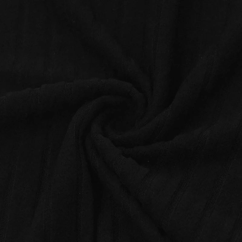 Women’s Autumn Winter Turtleneck Bodycon Mini Dress – Long Sleeve Solid Sheath Sexy Club Party Knitted Dress