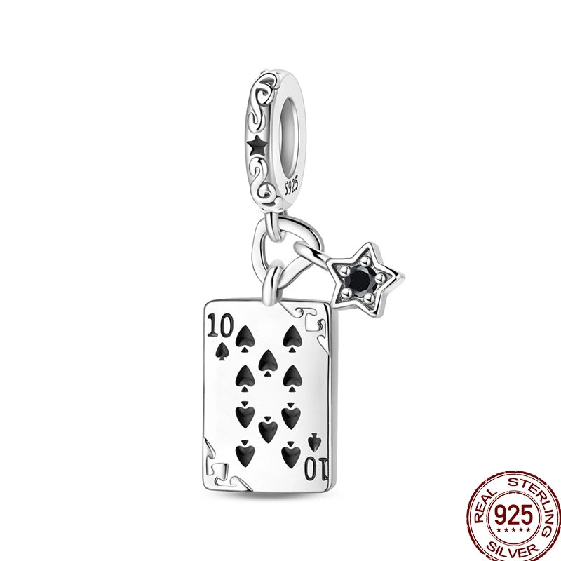 100% 925 Sterling Silver Heart Family Charms with Pumpkin & Pave Zircon Pendant – Fits Original Bracelet DIY Jewelry Gifts