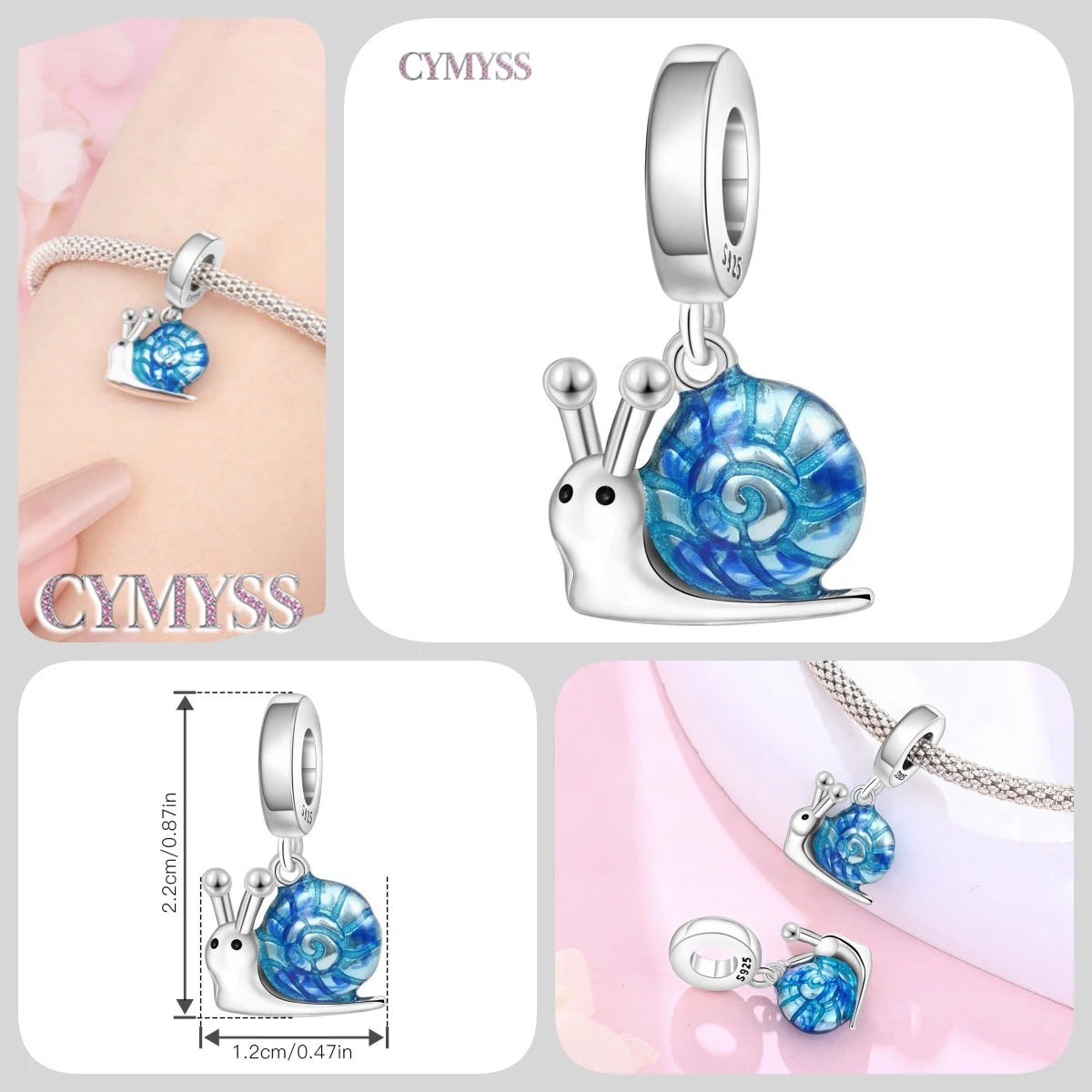 Hot Sale 925 Sterling Silver Dog & Cat Pet Charms | Cute Animal Pendant for Women Bracelet & Necklace DIY Jewelry Gift