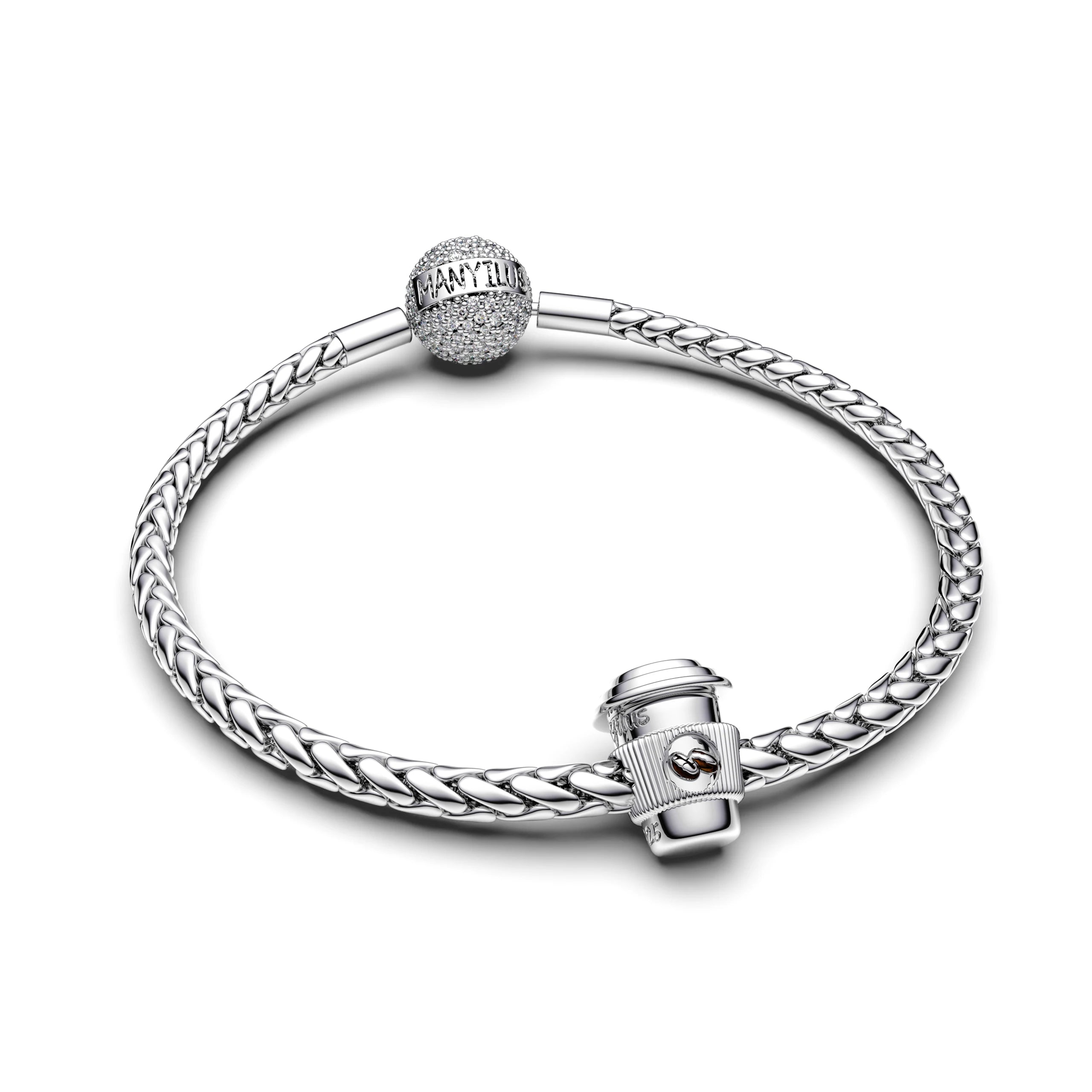 Plata 925 Silver Charm 💎 High-Quality DIY Bead for Bracelet & Phone