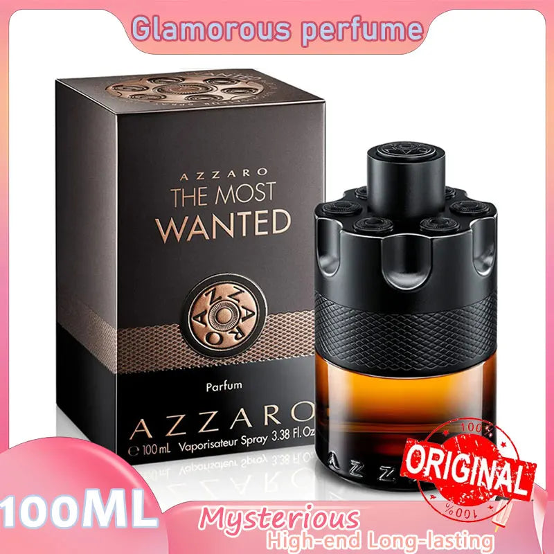 100ML Azzaro The Most Wanted Parfum – Intense Spicy Woody Seductive Fragrance | Long-Lasting Date Perfume