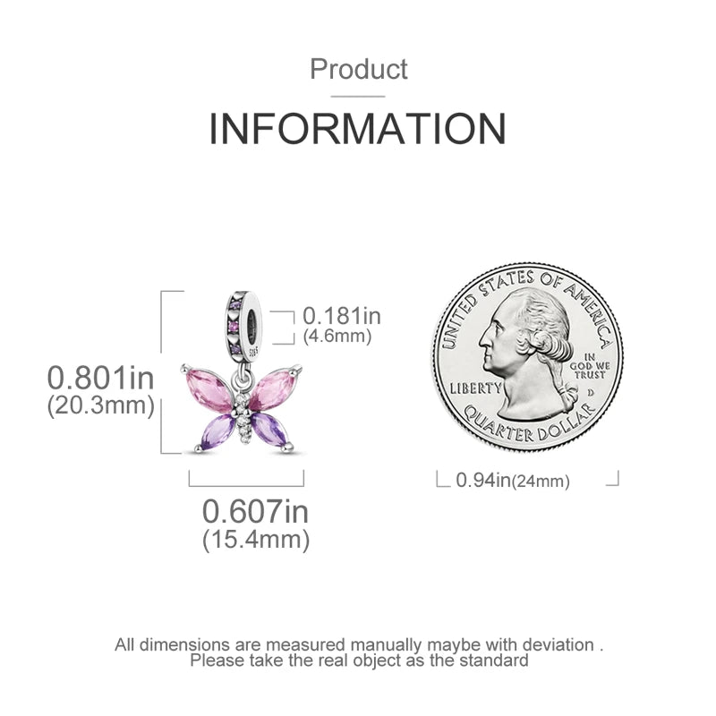 2025 Silver Plated Pendant Charm Bead | Fits Pandora Bracelet & Necklace Women’s DIY Jewelry Gift