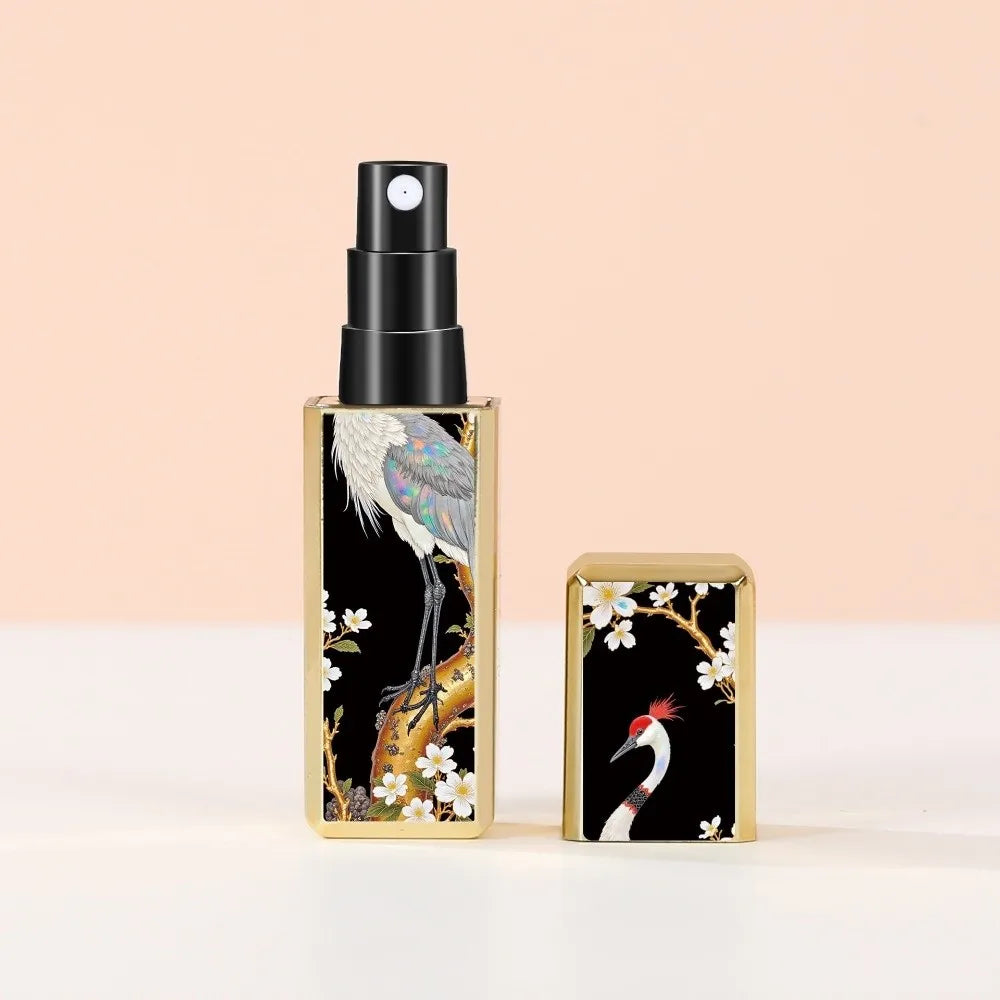 5ml New Mini Perfume Bottle – Refillable Portable Rotating Spray | Empty Cosmetic Storage Container