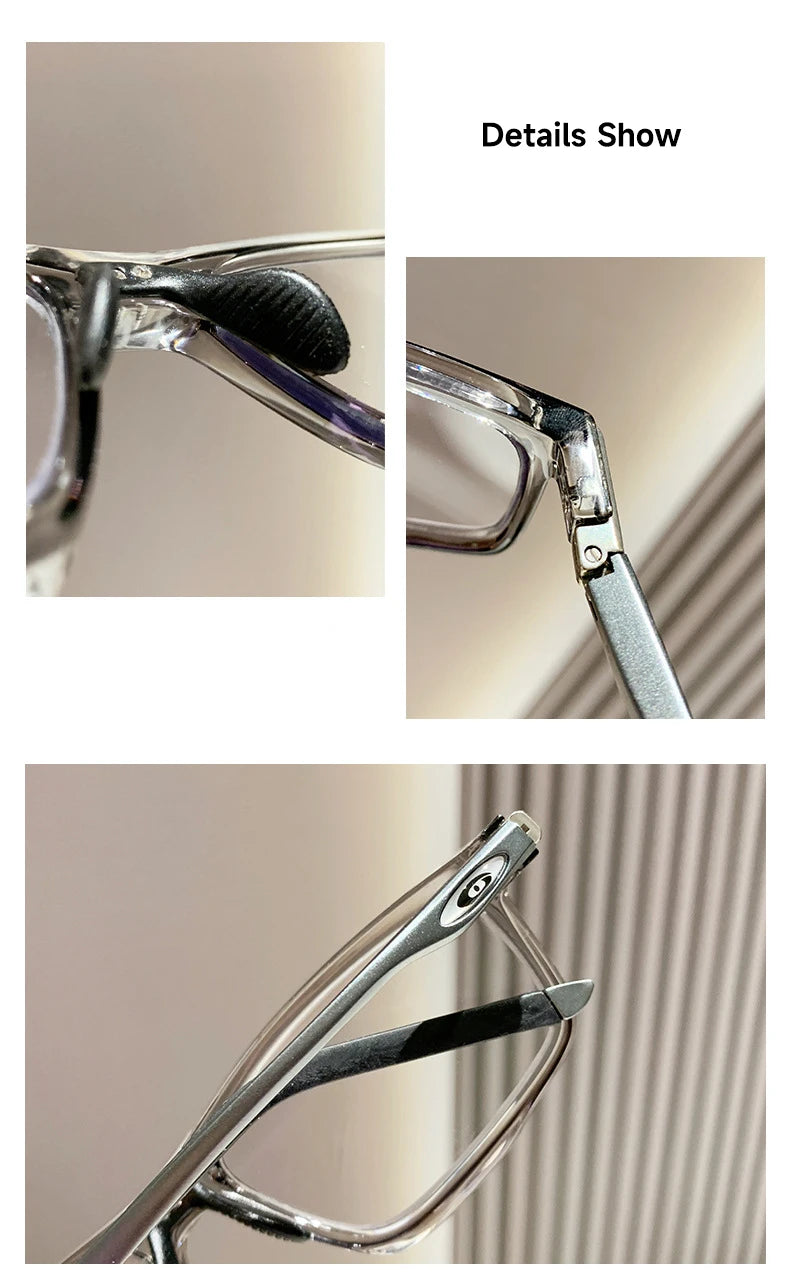 Photochromic Bifocal Reading Glasses for Men & Women – Anti-Blue Light Multifunctional Aluminum Magnesium Sports Eyewear