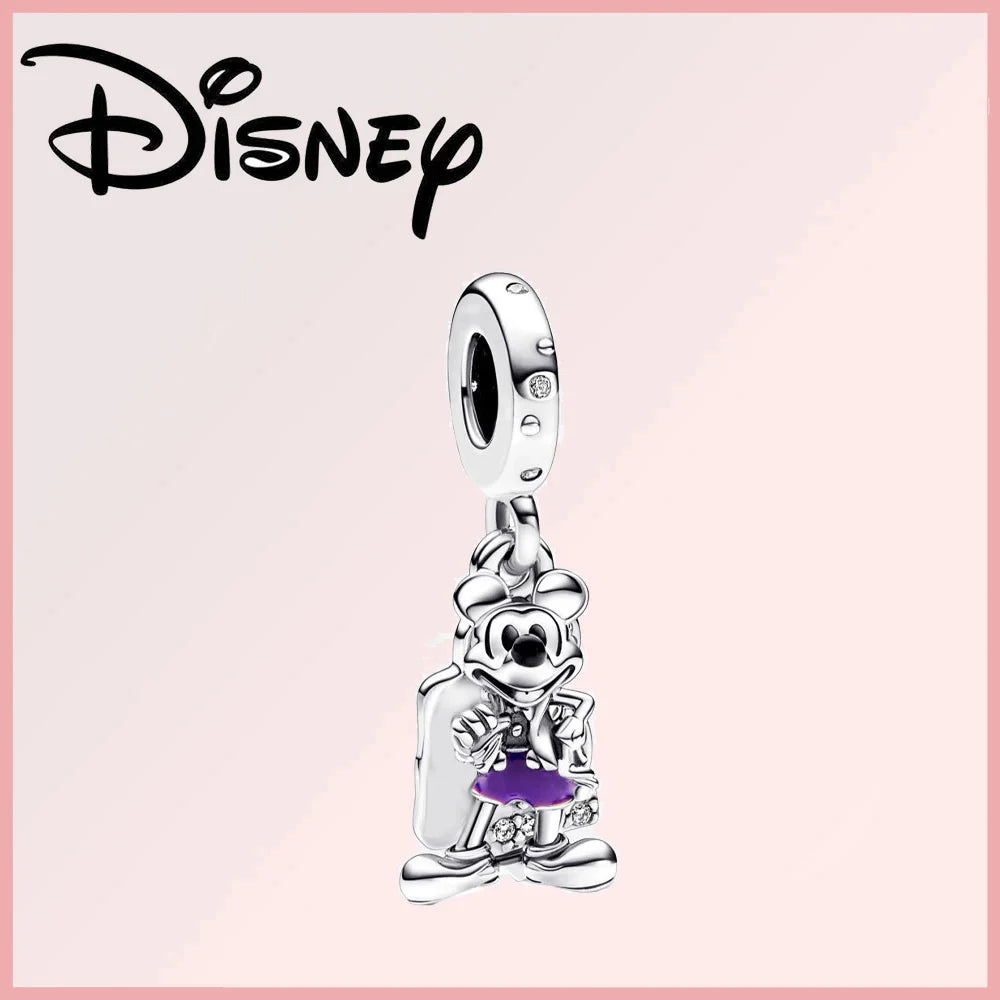 Disney Deadpool Stitch Minnie Winnie 925 Sterling Silver Dangle Charms – Fit Original Bracelet