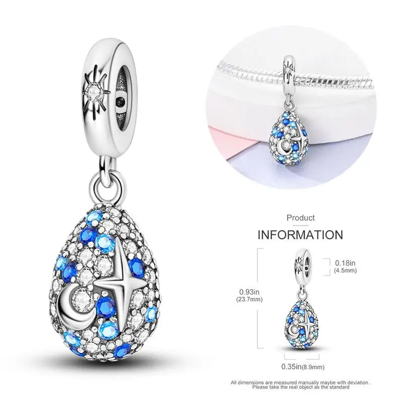 925 Sterling Silver Flying Bird & Butterfly Safety Chain Charm Beads for Original 3mm Bracelet – DIY Jewelry Gift