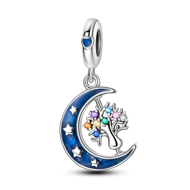 2025 Hot Sale 925 Sterling Silver CZ Pave Mother’s Embrace Dangle Charm | Fit Original Pandora Bracelet DIY Jewelry