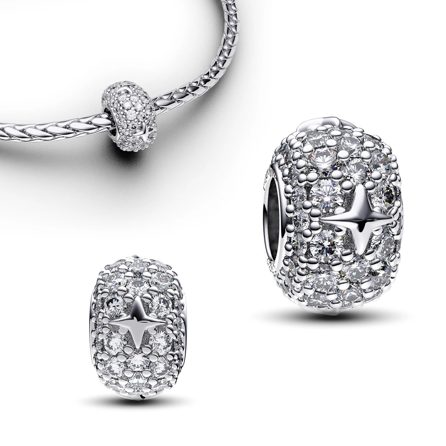 Italian 925 Silver Bag & Nail Charms | Real Silver Beads for Original Bracelets & Fashion Jewelry for Women