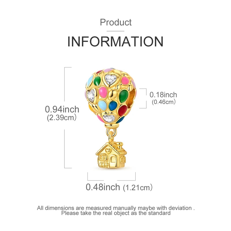 Original Gold & Silver 925 Sterling Silver Charms Beads | Fit Pendant & Bracelet DIY Jewelry Gift