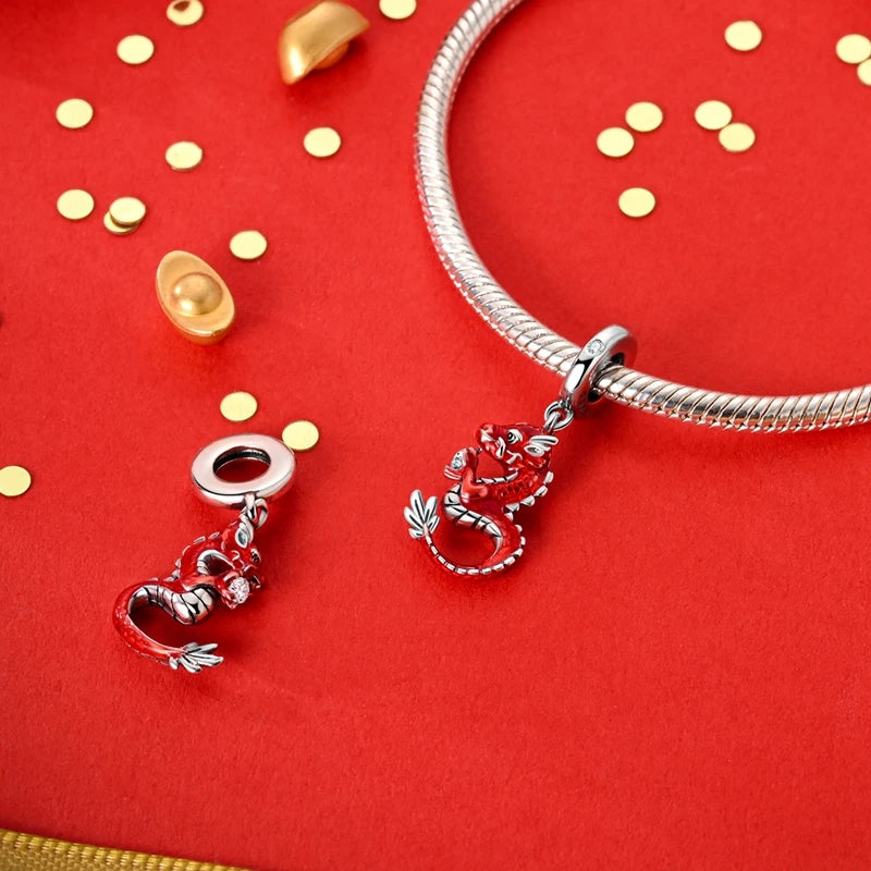 100% 925 Sterling Silver Life Tree & Chili Pepper Charms – Fit Pandora Bracelet, DIY Parent-Child Jewelry Gift