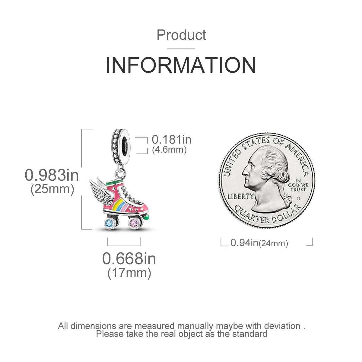 925 Sterling Silver Pink Ballet Girl Charms | Bow Pendant Beads Fit Original Bracelet & Necklace DIY Jewelry for Women