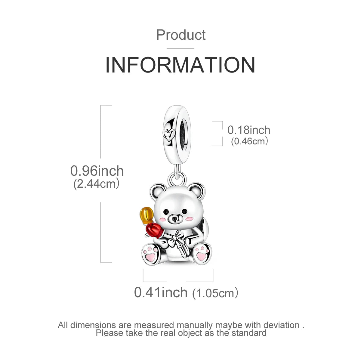 Hot Sale 925 Sterling Silver Moments Keychain Charm | Fit Original Bracelet Beads Women’s Elegant Jewelry Gift