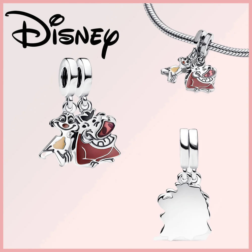 Disney Deadpool Stitch Minnie Winnie 925 Sterling Silver Dangle Charms – Fit Original Bracelet