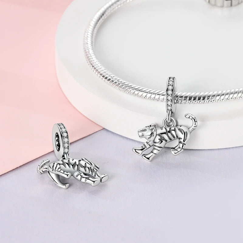 Cute Animal Puppy & Cat Charms | Fit Original 925 Sterling Silver Bracelet – DIY Women’s Fine Jewelry Beads