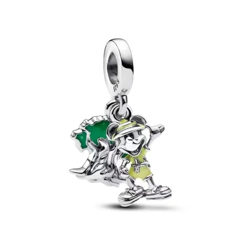 Disney 100% 925 Sterling Silver Pandora Pendant Beads for Women | Fits Original DIY Bracelets | Fashion Jewelry Gift