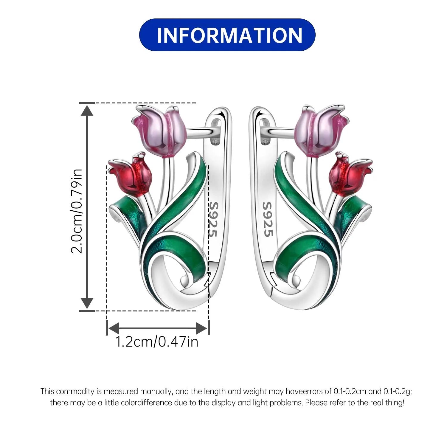 Orstarry 925 Sterling Silver Pink Sweet Bow Drop Earrings | Women’s Original Jewelry Party & Anniversary Gift