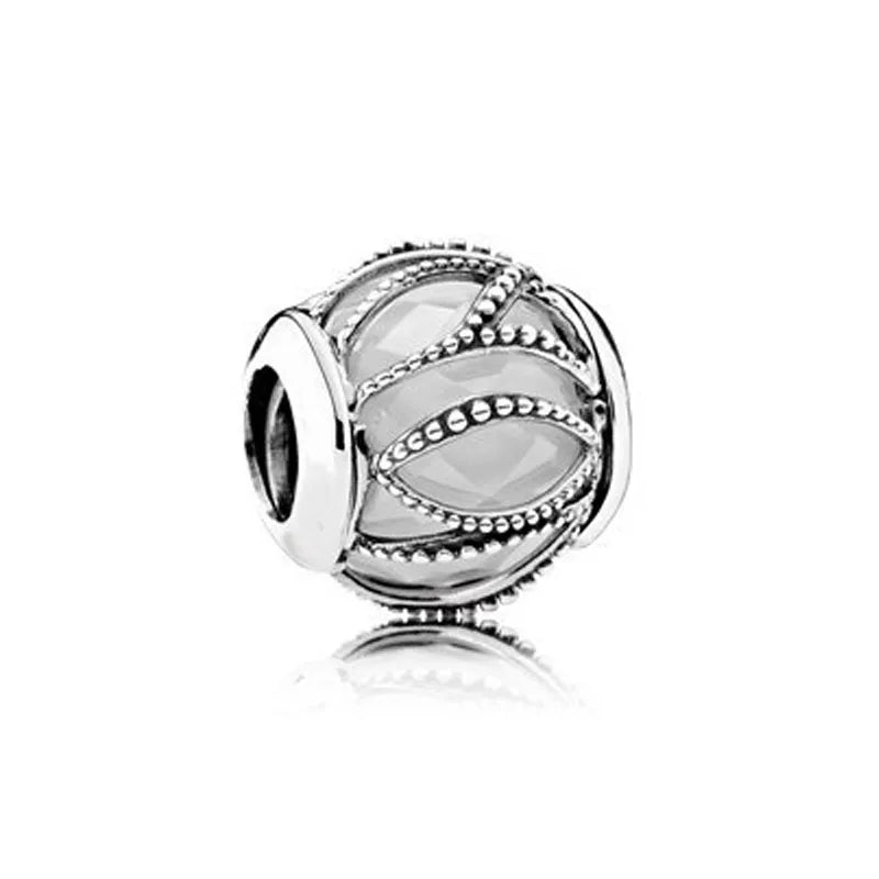 925 Sterling Silver Airplane, Leaf & Angel Charms | Painted Bead Pendants Fit Original European Bracelet DIY Jewelry