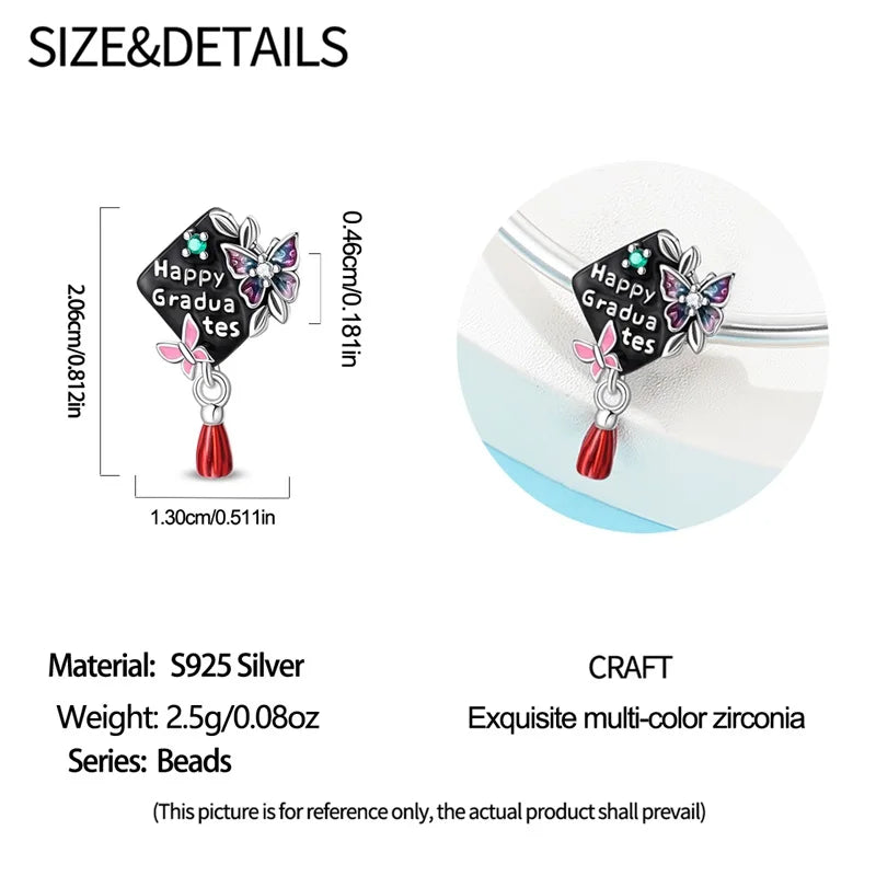 100% 925 Sterling Silver Heart Family Charms with Pumpkin & Pave Zircon Pendant – Fits Original Bracelet DIY Jewelry Gifts