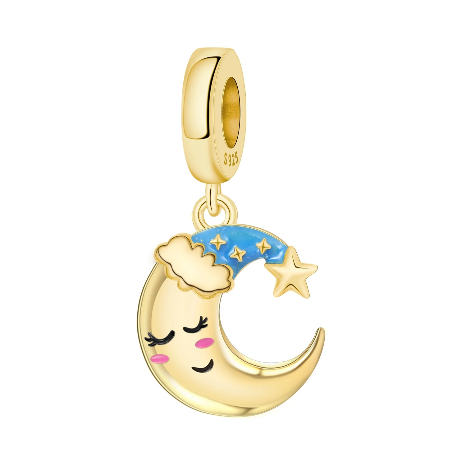 PANPOKI 925 Sterling Silver Switchable Book Pendant Charm | Original Bracelet Beads DIY Jewelry Gift for Women