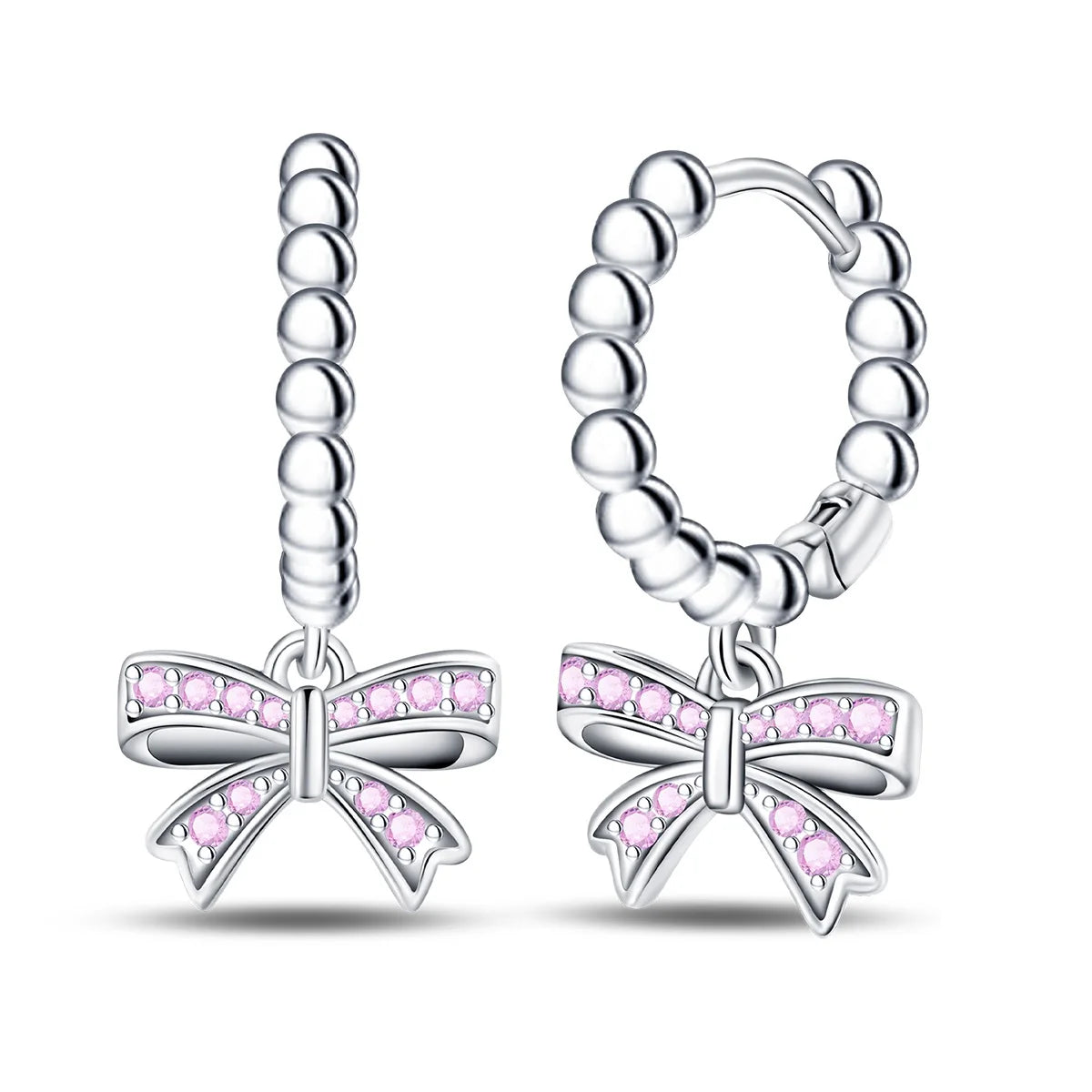 2024 New 925 Sterling Silver Bow Tie Jewelry Set | Zircon Ring, Earrings, Bracelet & Necklace for Women Gift