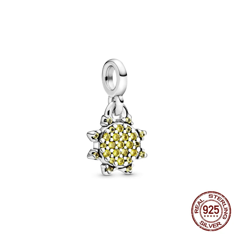 925 Silver 👁️ Eye Medallion Pendant | Pandora Fit DIY Connector Charm