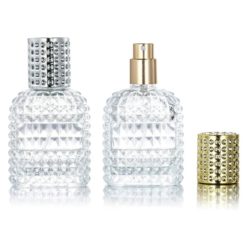 Travel Perfume Atomizer 30/50/100ML | Pineapple Shape Refillable Spray Bottle | Portable Transparent Fragrance Dispenser
