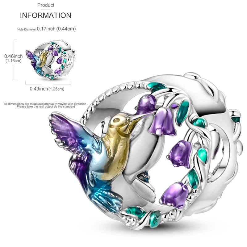 2025 Hot Elk, Dinosaur & Firefly Luminous Dangle Charm Beads | 925 Sterling Silver DIY Bracelet