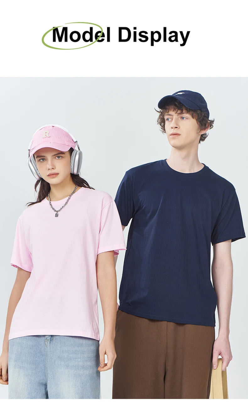 100% Cotton Women T-Shirt – Casual Sporty Short Sleeve O-Neck Tee | Loose Summer Top White & Black