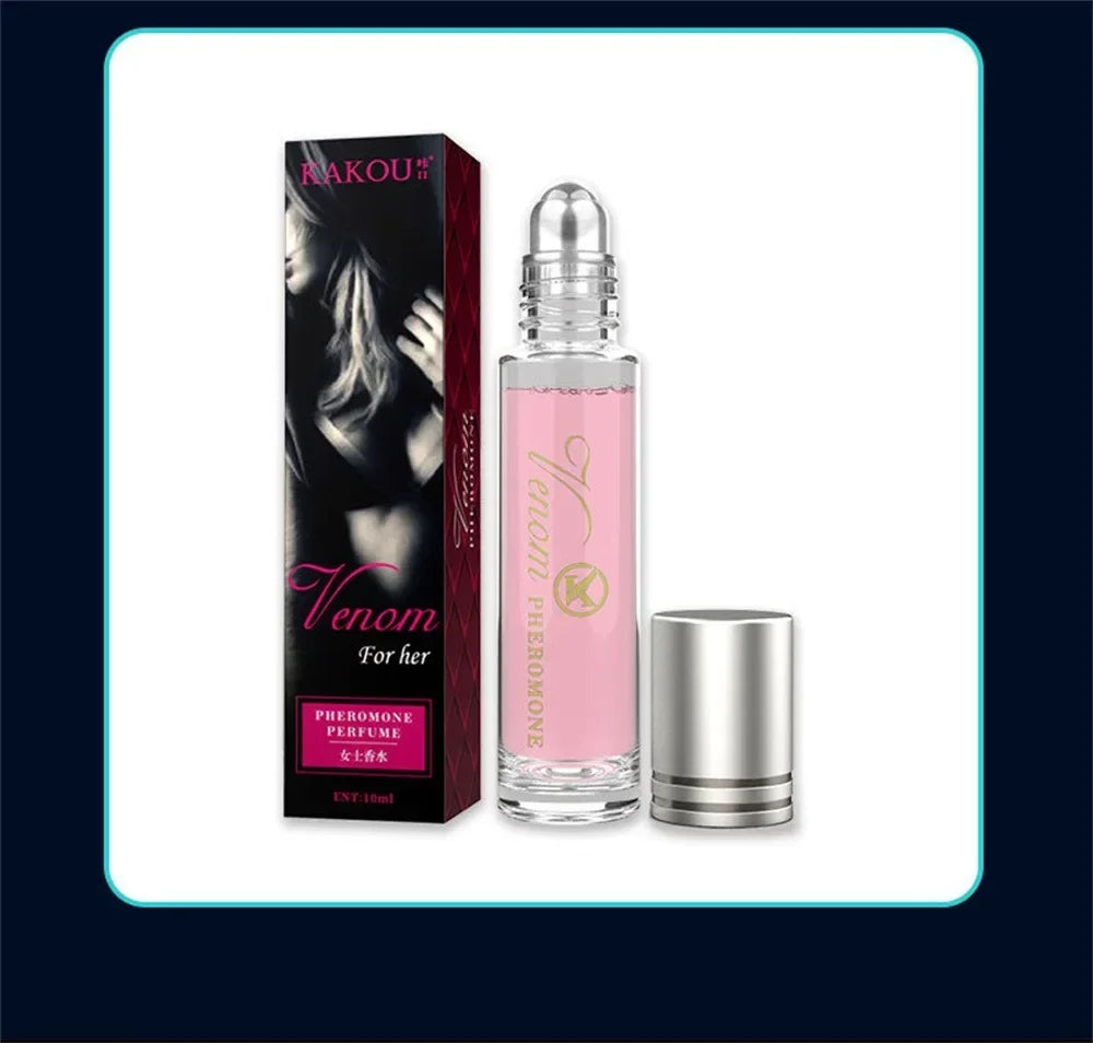 10ml Pheromone Perfume for Men & Women – Roll-On Essential Oil Fragrance, Long-Lasting Scent, Opposite Sex Attraction