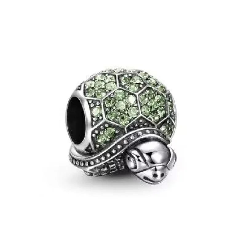 925 Sterling Silver Plated Dog, Cat & Owl Charms | Glow in the Dark Animal Beads | Fit Original Pandora Bracelet Women’s Jewelry