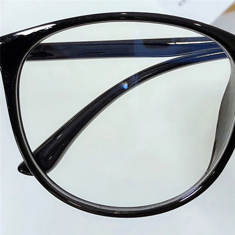 Transparent Anti Blue Light Glasses – Unisex Round Frame Korean Fashion Eyeglasses | Eye Protection Spectacle Eyewear