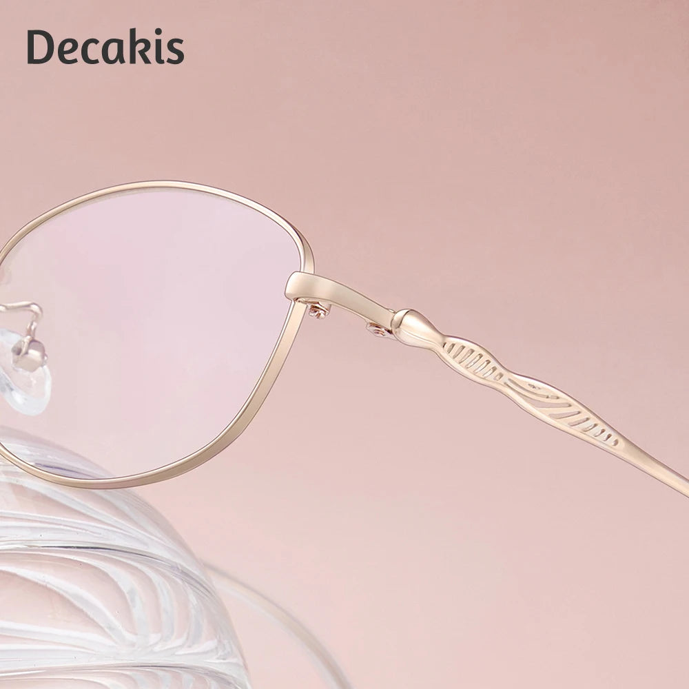 Luxury Pink Photochromic Glasses 👓 Women’s Fashion Reading Sunglasses