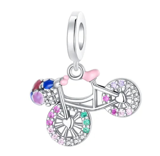 Original 925 Sterling Silver Charms | Bag, Earphone, Magic Cube, Watch & Games Console Beads for Bracelets & Necklaces