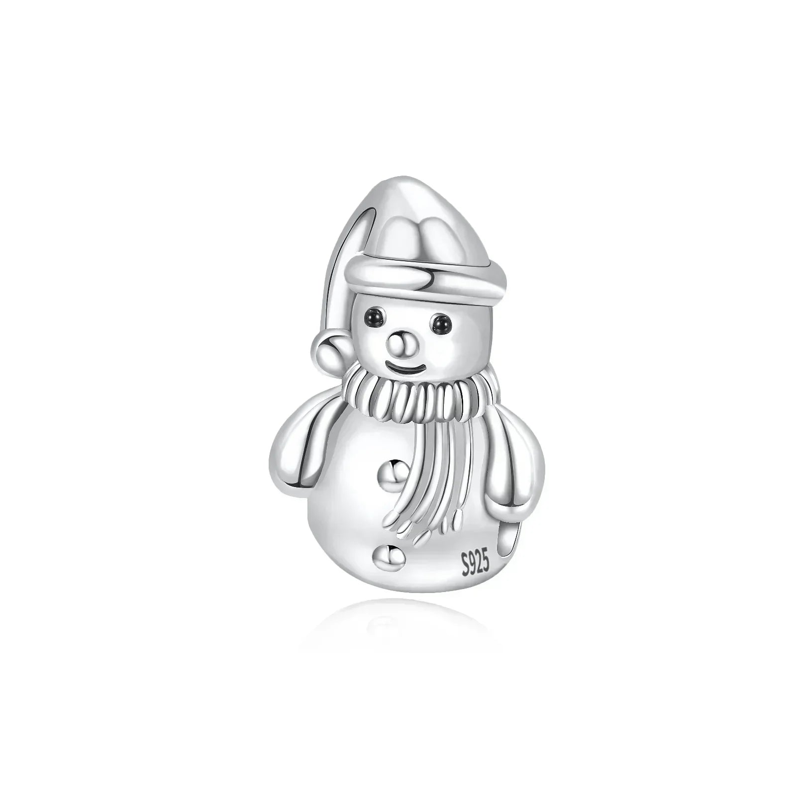 Christmas 925 Sterling Silver Charms | Santa Claus Reindeer Snowman Tree Beads Fit Original Bracelet