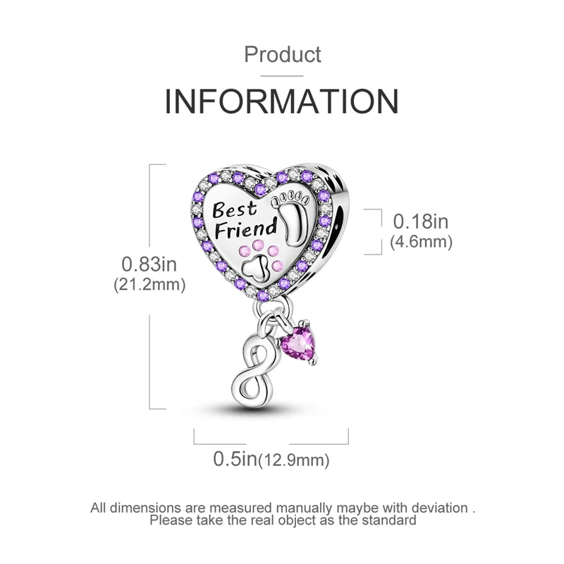 925 Sterling Silver Flying Bird & Butterfly Safety Chain Charm Beads for Original 3mm Bracelet – DIY Jewelry Gift