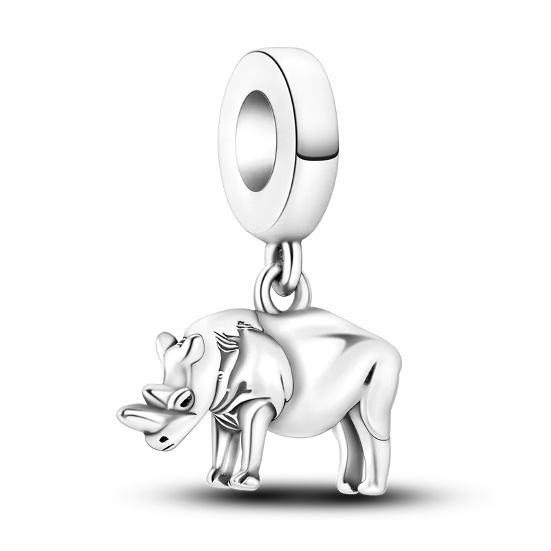 925 Sterling Silver Animal Series Charms | Horse, Squirrel, Elephant, Llama, Snake & Fox Fit Pandora Bracelet Original Jewelry