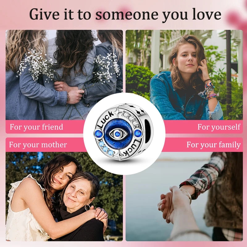 Blue Series 925 Sterling Silver Charms | Butterfly, Earth & Ocean Beads Pendants Fit Original Bracelet DIY Jewelry