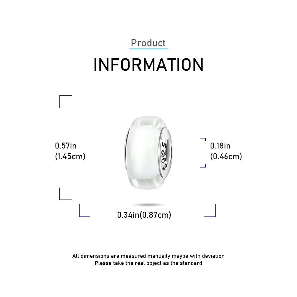 New 925 Sterling Silver Pink Daisy Murano Glass Charm | Cold Enamel Bead Fit Pandora Bracelet & Necklace