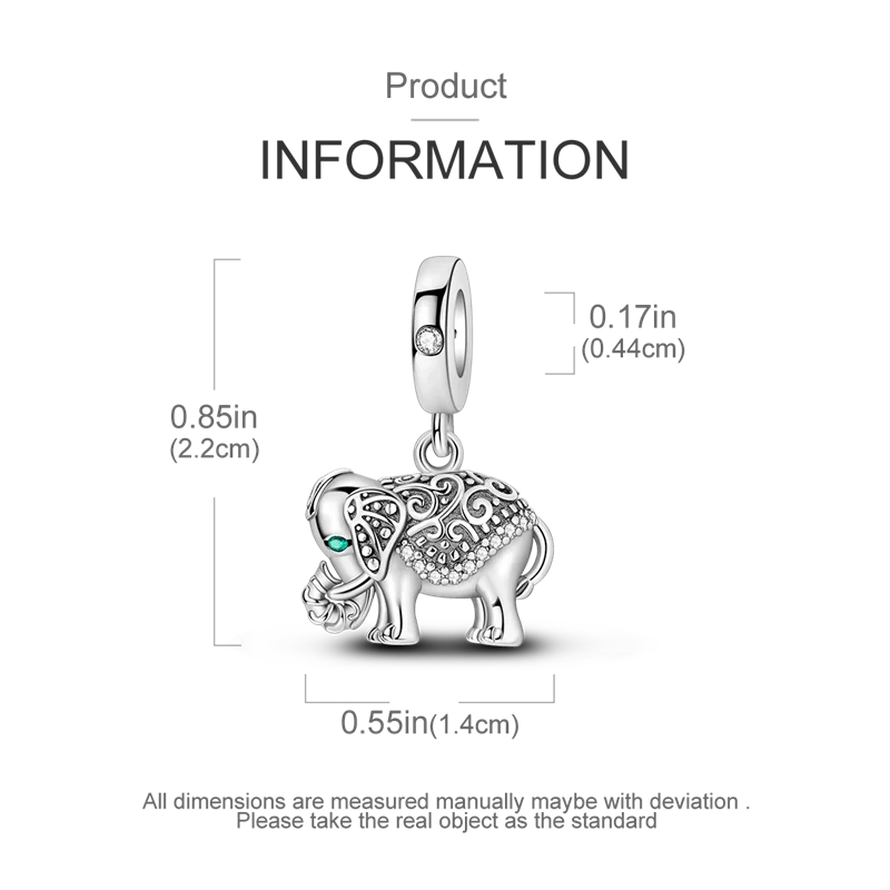 925 Sterling Silver Star, Moon & Heart Safety Chain | CZ Beads Angel Wing Charm for Original Bracelet DIY Jewelry