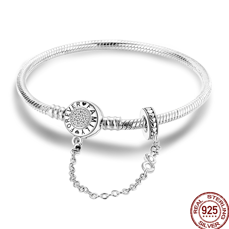 925 Sterling Silver Rainbow Leather Braided Bracelet | Eternal Love Stars & Moon Charm – DIY Women’s Beaded Jewelry Gift