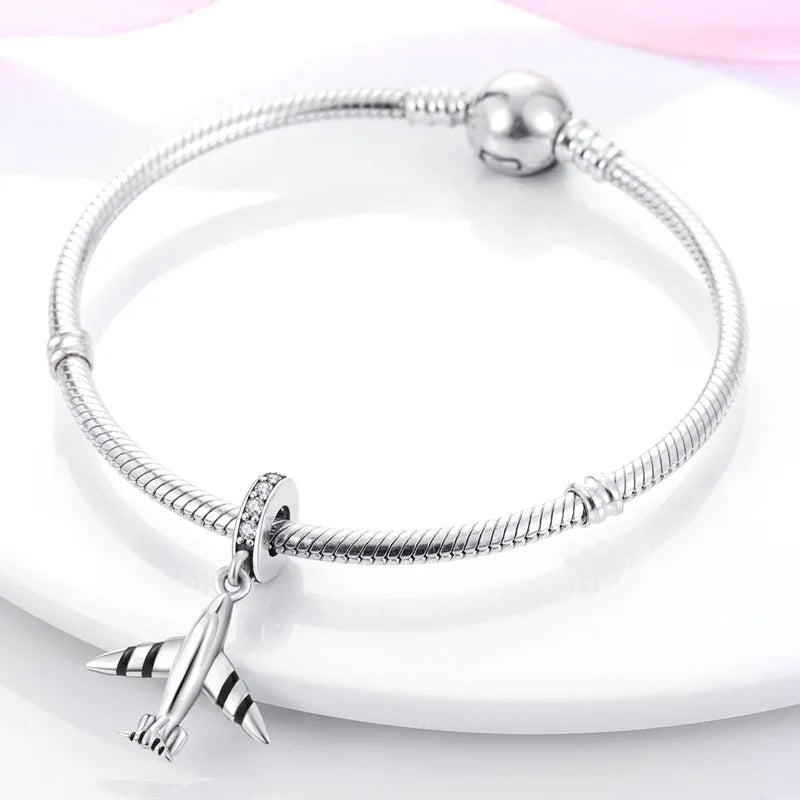 925 Sterling Silver Love Football Cup Charm Beads – Sport, Beer & Travel Pendants Fit Original Pandora Bracelet & Necklace