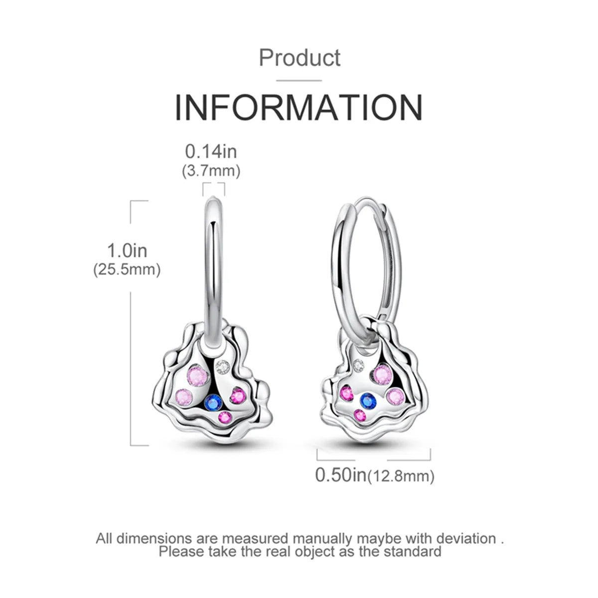 Orstarry 925 Sterling Silver Pink Sweet Bow Drop Earrings | Women’s Original Jewelry Party & Anniversary Gift