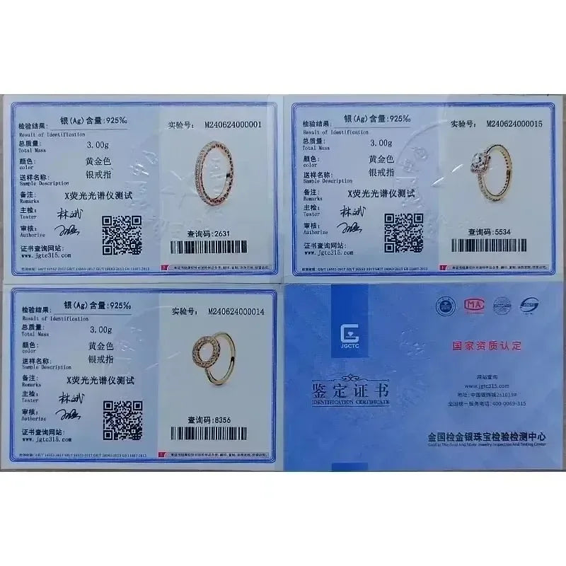 Trending 925 Sterling Silver Gold Series Heart-Shaped Crown Ring | Sparkling Fashion Jewelry Gift