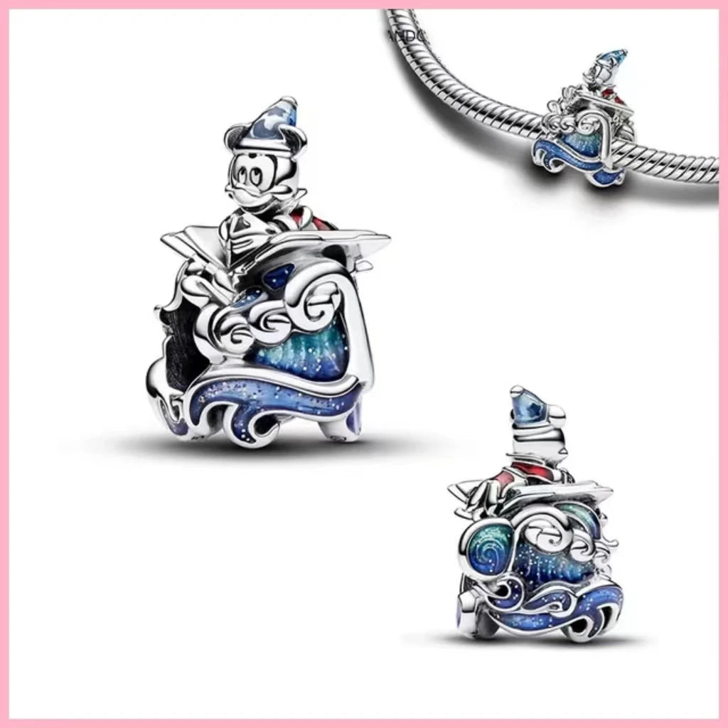 S925 Sterling Silver Disney Spider-Man Charm Bead | Fit Original Pandora Bracelet Women’s Birthday Jewelry Gift